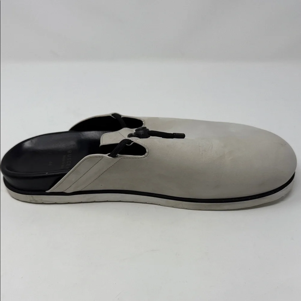 Buscemi White Slip-On Loafers